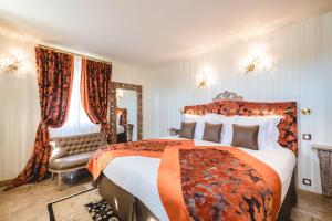 Le Palais d'Aglaé, Hôtel de Charme客房内的一张或多张床位