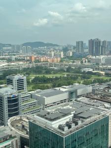 吉隆坡景观或在公寓看到的城市景观