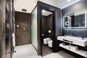 Koupelna v ubytování Dream Suite Trevi