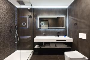 Koupelna v ubytování Dream Suite Trevi