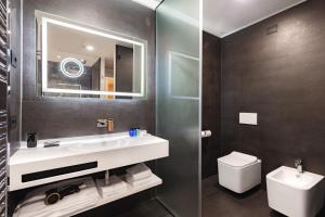 Koupelna v ubytování Dream Suite Trevi