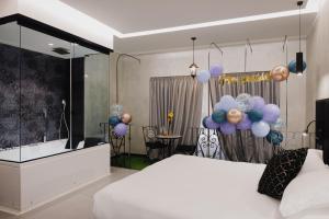 Postel nebo postele na pokoji v ubytování Dream Suite Trevi
