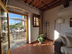 Posezení v ubytování Casa Dery