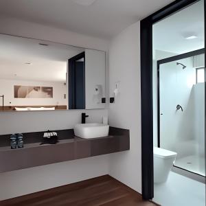 Koupelna v ubytování Casa Tlaxcalli by Beddo Hoteles