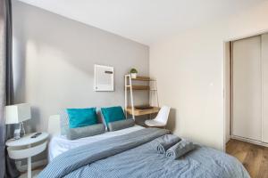 Posteľ alebo postele v izbe v ubytovaní Śliska Residence