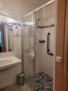 Kúpeľňa v ubytovaní Gasthof Schauer