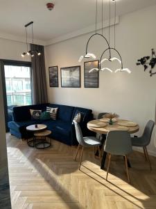 Χώρος καθιστικού στο Hevenia Apartament Mistral Mrzeżyno