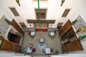 an overhead view of a room with a ceiling at Riad Fes la Mama - Rooftop in Fez