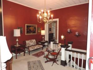 Ein Sitzbereich in der Unterkunft Franklin Terrace Bed and Breakfast