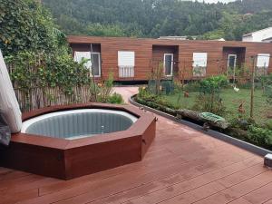 Zahrada ubytování Furnas Spring Lodge