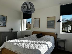 Postel nebo postele na pokoji v ubytování À700m de la mer appartement avec terrasse, parking l'alouette
