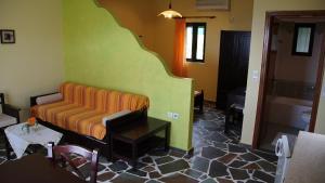A seating area at Ktima Nikola