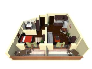 Posezení v ubytování Alpe-Adria Apartments