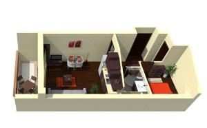 Půdorys ubytování Alpe-Adria Apartments