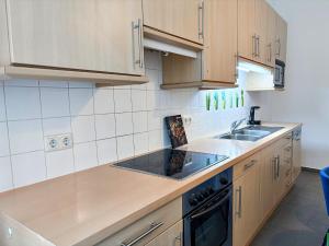 Dapur atau dapur kecil di Aparthotel Odeon I Self Check In