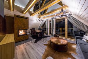 Część wypoczynkowa w obiekcie udanypobyt Apartament Sky SPA