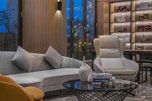 Posezení v ubytování Foshan Shunde Ruitao Hotel