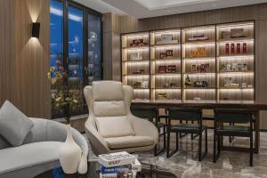 Posezení v ubytování Foshan Shunde Ruitao Hotel