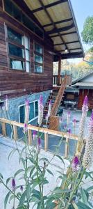 Zahrada ubytování Lhonglao Homestay หลงเราโฮมสเตย์
