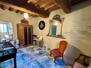A seating area at Holiday Home Gioiella near Trasimeno Lake