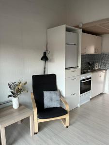 Kuchyň nebo kuchyňský kout v ubytování Feriepark Langeland Ristinge (Feriepark Langeland)