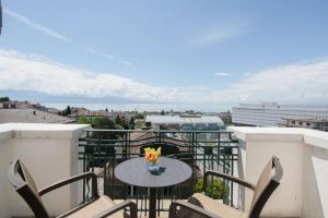 Balkón nebo terasa v ubytování Hotel Mirabeau, BW Signature Collection, Lausanne