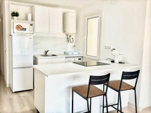 Una cocina o zona de cocina en Apartsalou Barbastre