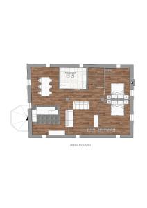 a floor plan of a house at Alla Rocca Storica in Cavallino-Treporti
