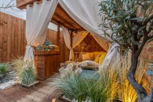 Zahrada ubytování Pandora Spa Lille