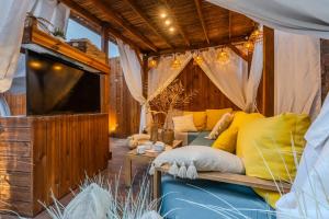 Posezení v ubytování Pandora Spa Lille