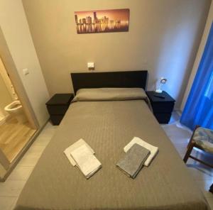 Posteľ alebo postele v izbe v ubytovaní Hotel La Pergola