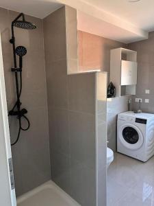 Ένα μπάνιο στο GM Ferienwohnung 3