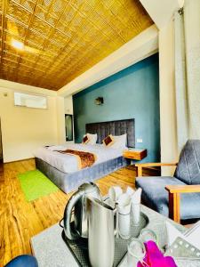 Postelja oz. postelje v sobi nastanitve Hotel new # Link Way # Near Zing bus stand