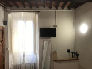 TV a/nebo společenská místnost v ubytování Cavour 22