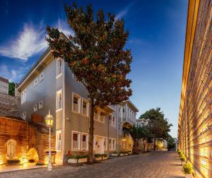 O edifício em que o hotel se localiza