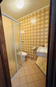 Kúpeľňa v ubytovaní Albergo Pontafel