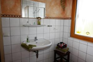 Koupelna v ubytování Ferienwohnung Julia Metzger