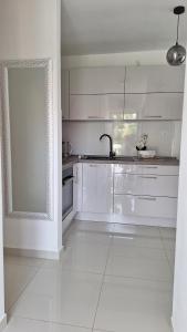 Kuchyň nebo kuchyňský kout v ubytování Apartmani I & J Šerić