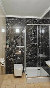 Kúpeľňa v ubytovaní Black Room Apartment