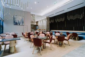 Χώρος καθιστικού στο Wuhan Hazens Hotel