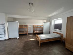 Postel nebo postele na pokoji v ubytování Monteur -sowie Ferienwohnungen in Grünberg, nahe Gießen