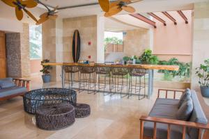 Predel za sedenje v nastanitvi Wyndham Tamarindo