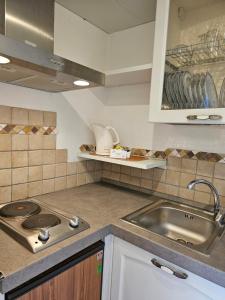 A kitchen or kitchenette at Chiantirooms Guesthouse