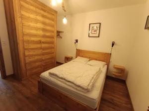 Postel nebo postele na pokoji v ubytování Appartement luxe 6 pers - Terrasse - Montgenèvre - FR-1-445-118