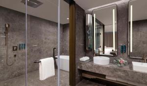 Baðherbergi á Hilton Kathmandu
