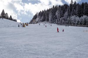 Penzion U školy v zimě