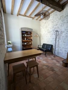Posezení v ubytování La Sourcière Beaugency