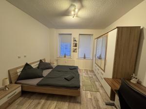 Χώρος καθιστικού στο Pension Christianstraße 1OG
