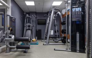 Fitness centrum a/nebo fitness zařízení v ubytování Hilton Leeds City