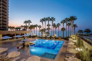 Bazén v ubytování Mersin HiltonSA nebo v jeho okolí